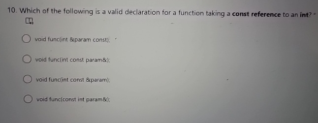 Which of the following is a valid declaration for
