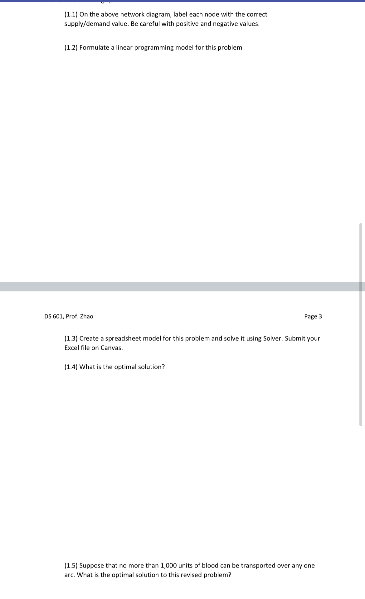 can you plesse solve this problem in a excel