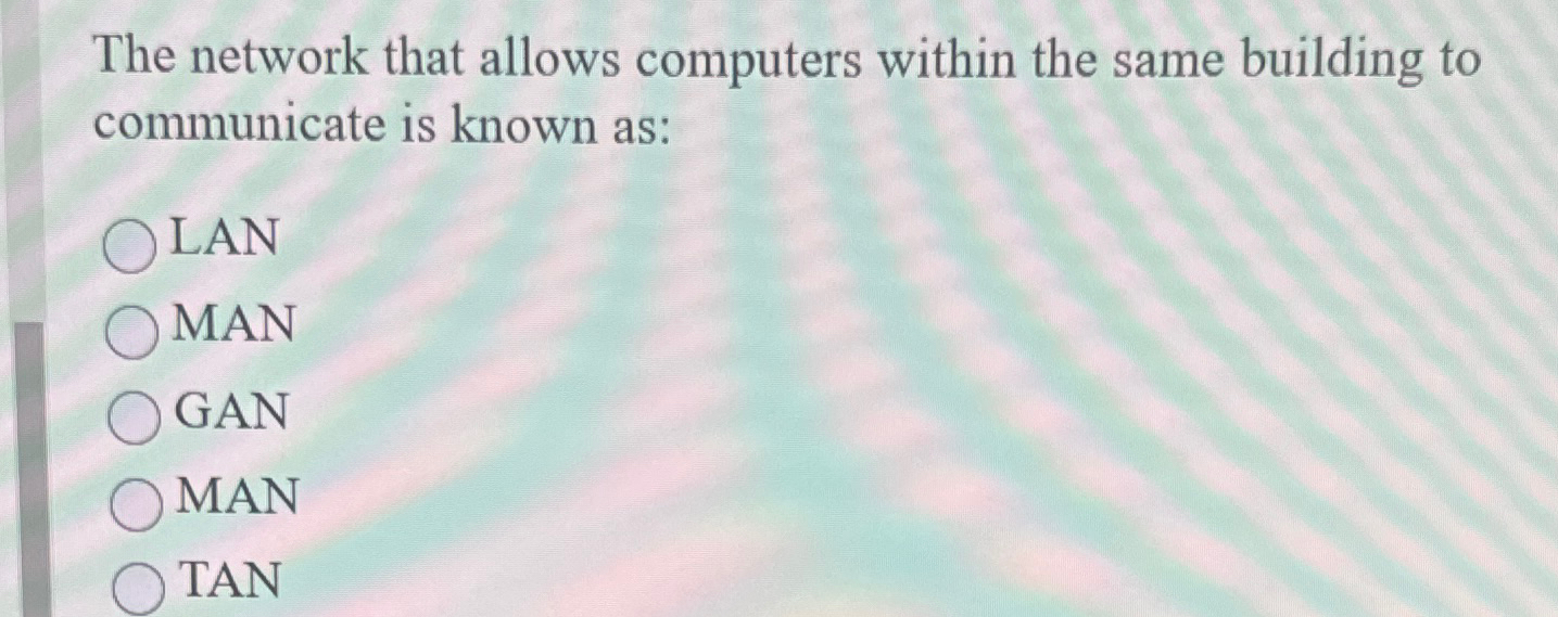 The network that allows computers within the same