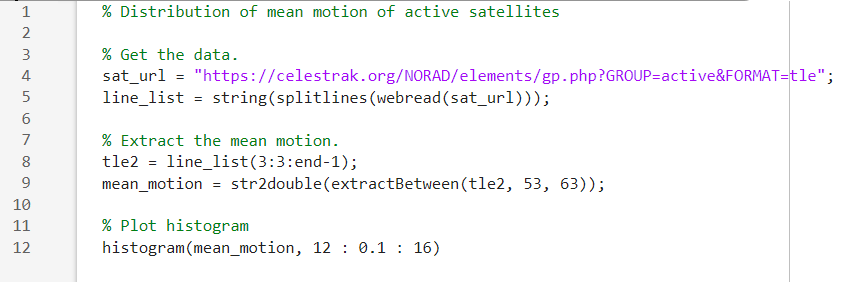 Using this template prgram, write a MATLAB