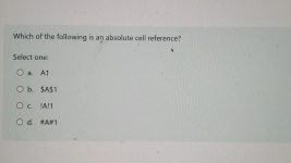 Which of the following is an absolute call
