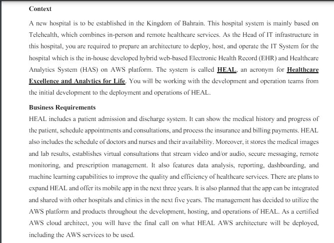 Context A new hospital is to be established in