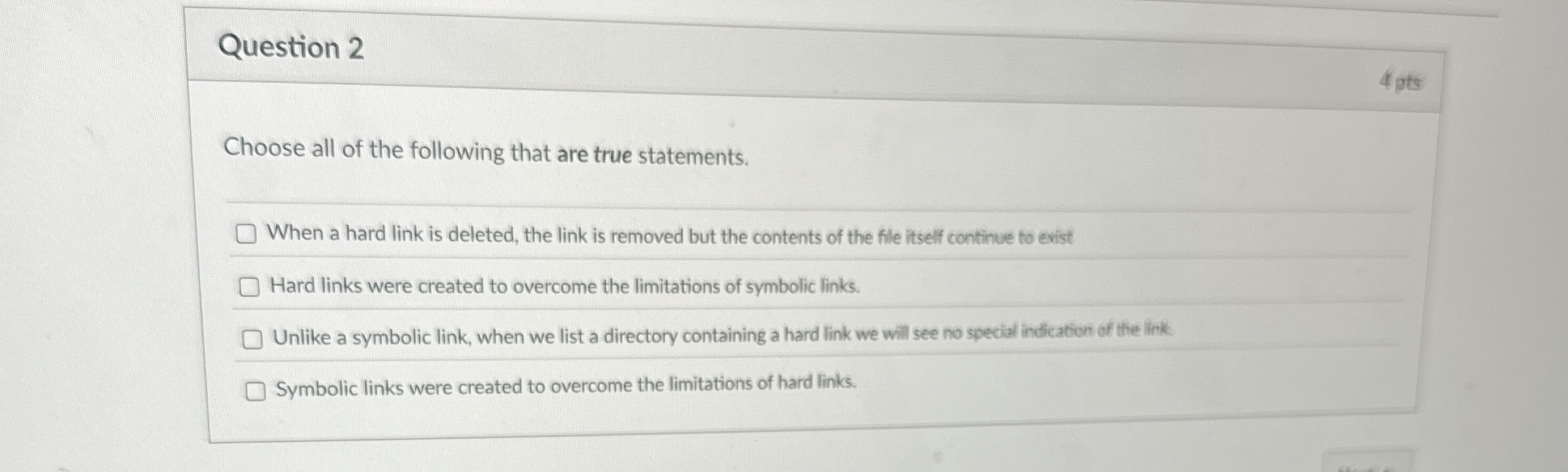 Question 2 noose all of the following that are