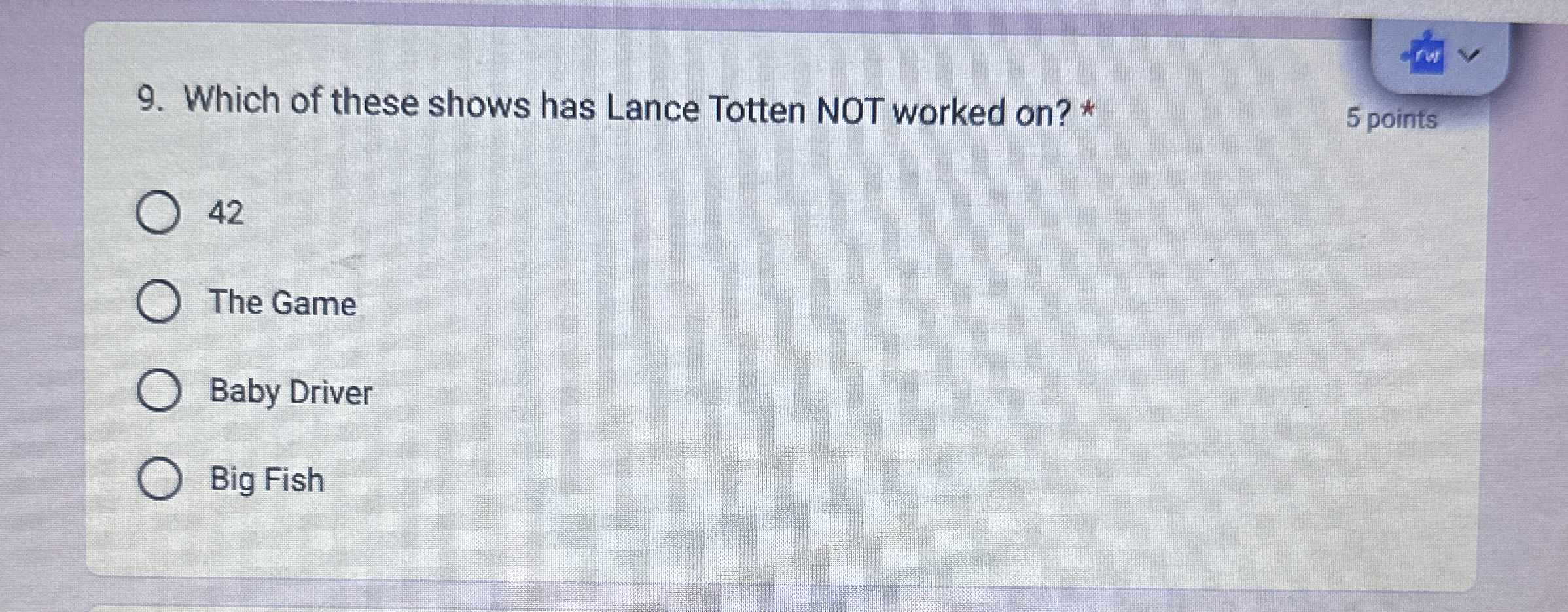 Which of these shows has Lance Totten NOT worked