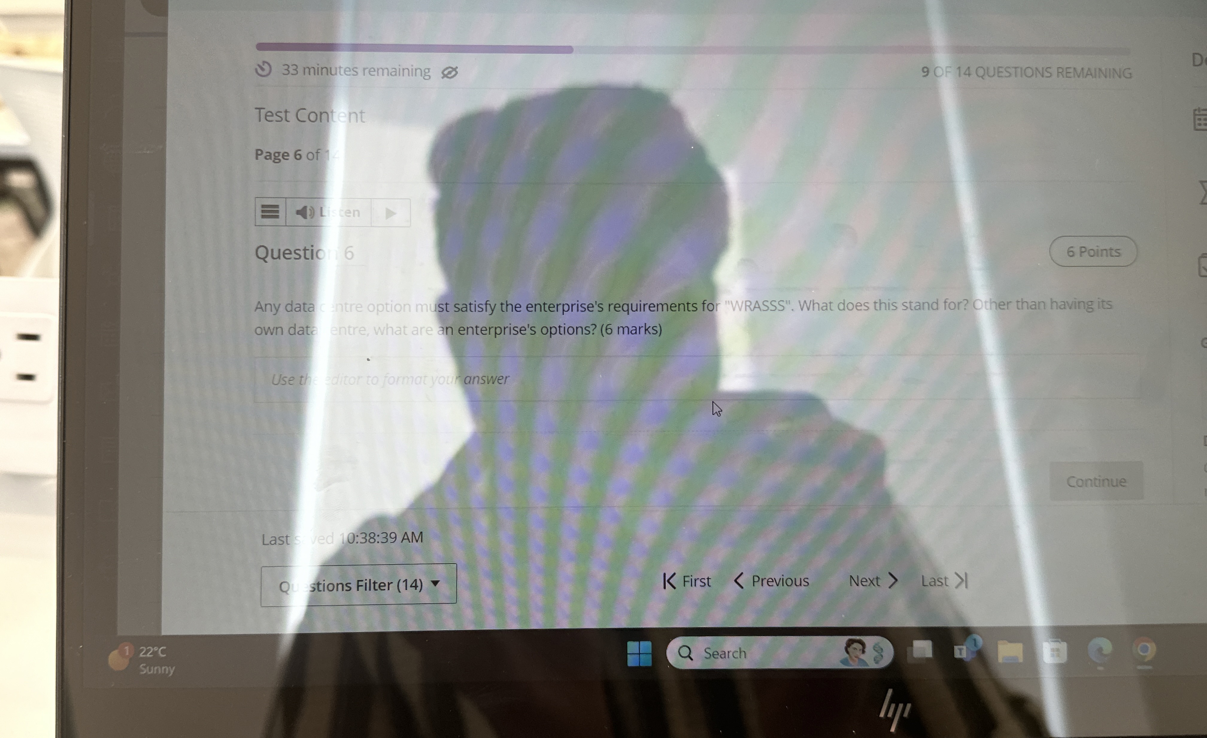 3 3 minutes remaining 9 OF 1 4 QUESTIONS
