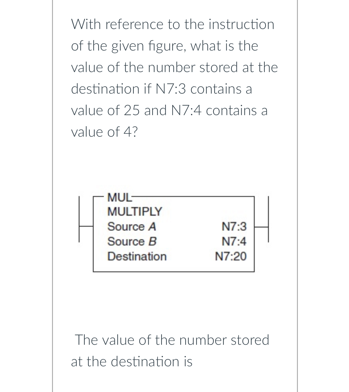 With reference to the instruction of the given