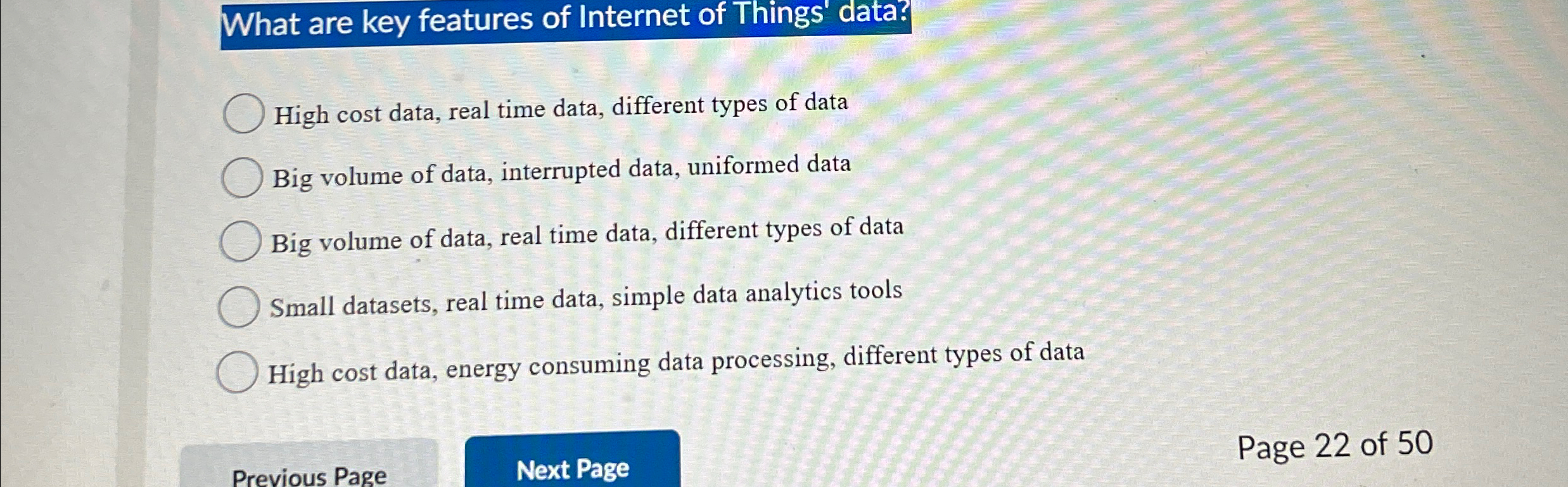 What are key features of Internet of Things'