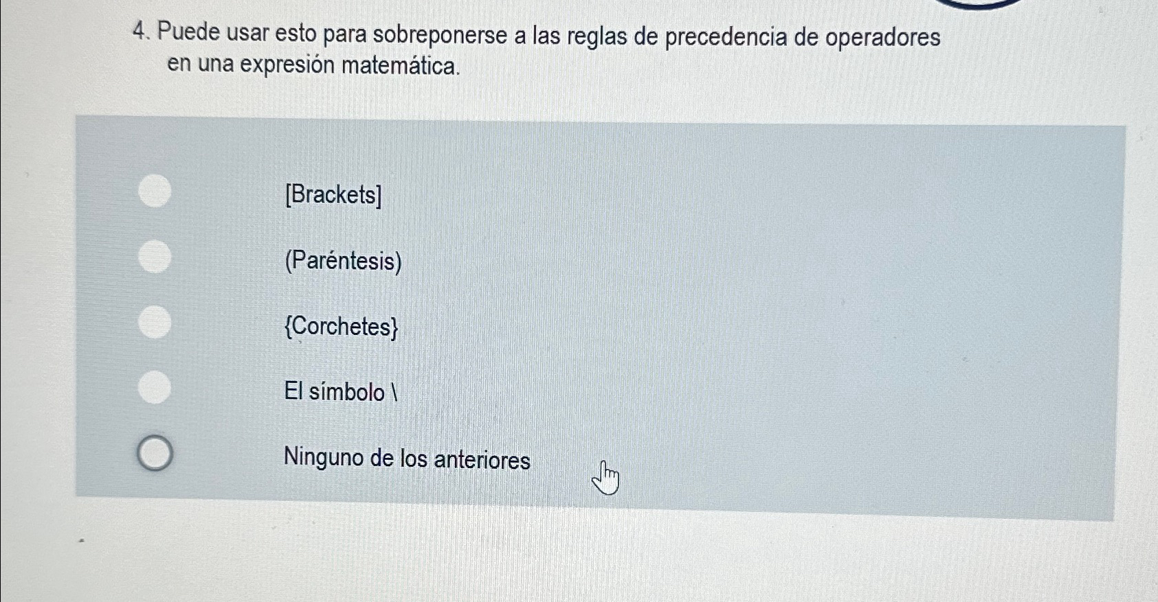 Puede usar esto para sobreponerse a las reglas de