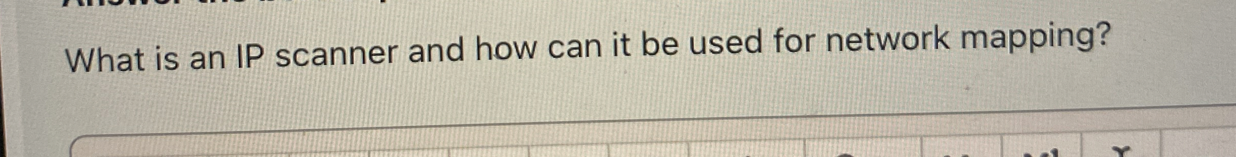What is an IP scanner and how can it be used for
