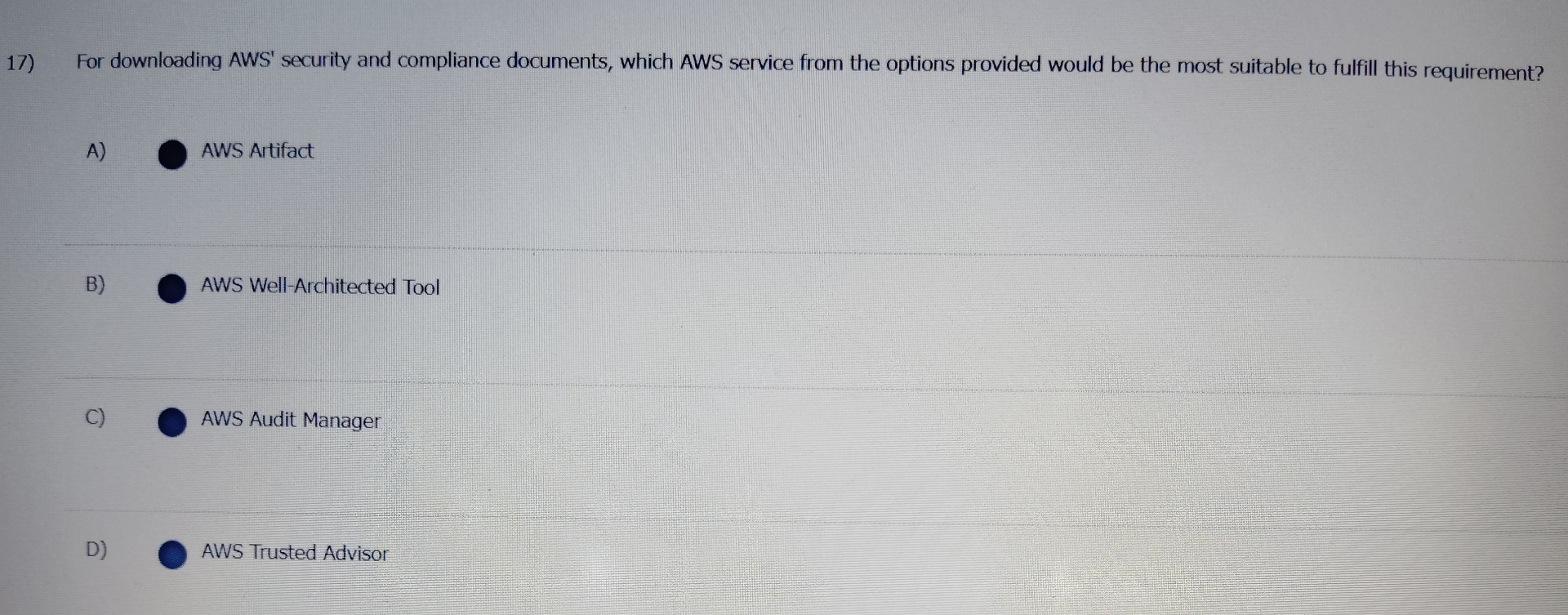 For downloading AWS' security and compliance