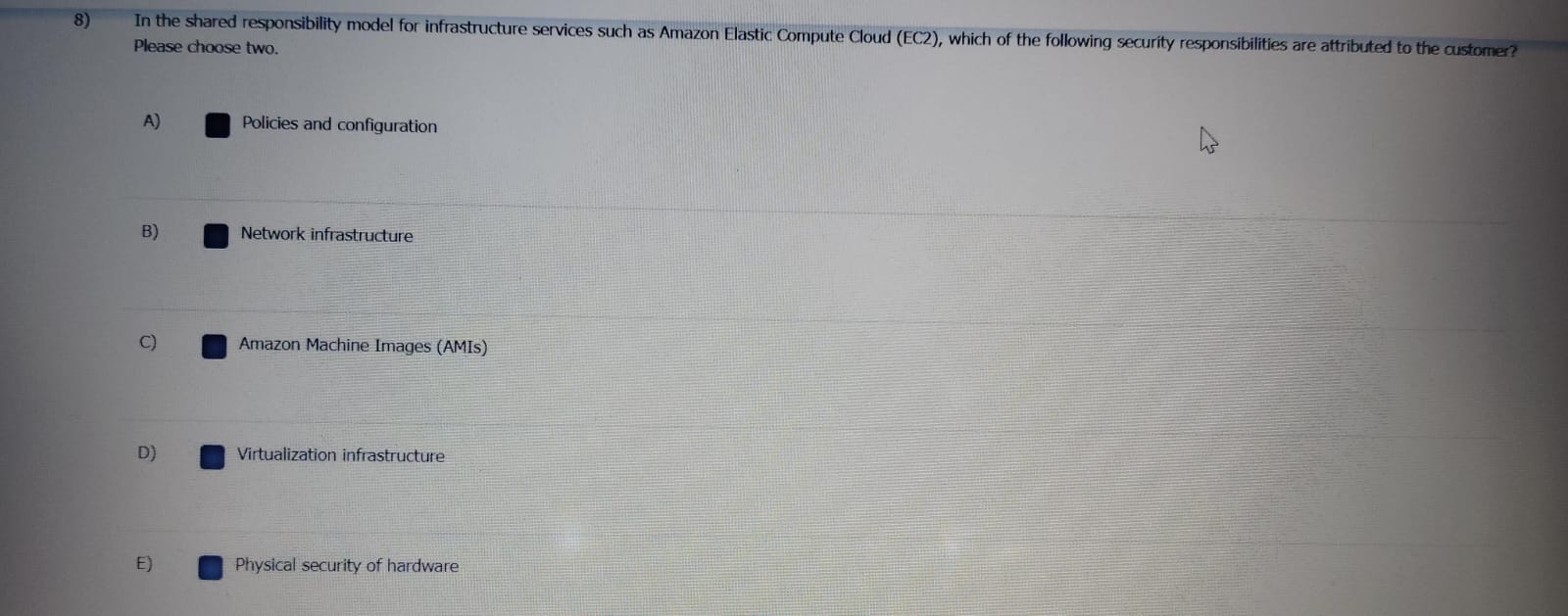 In the shared responsibility model for