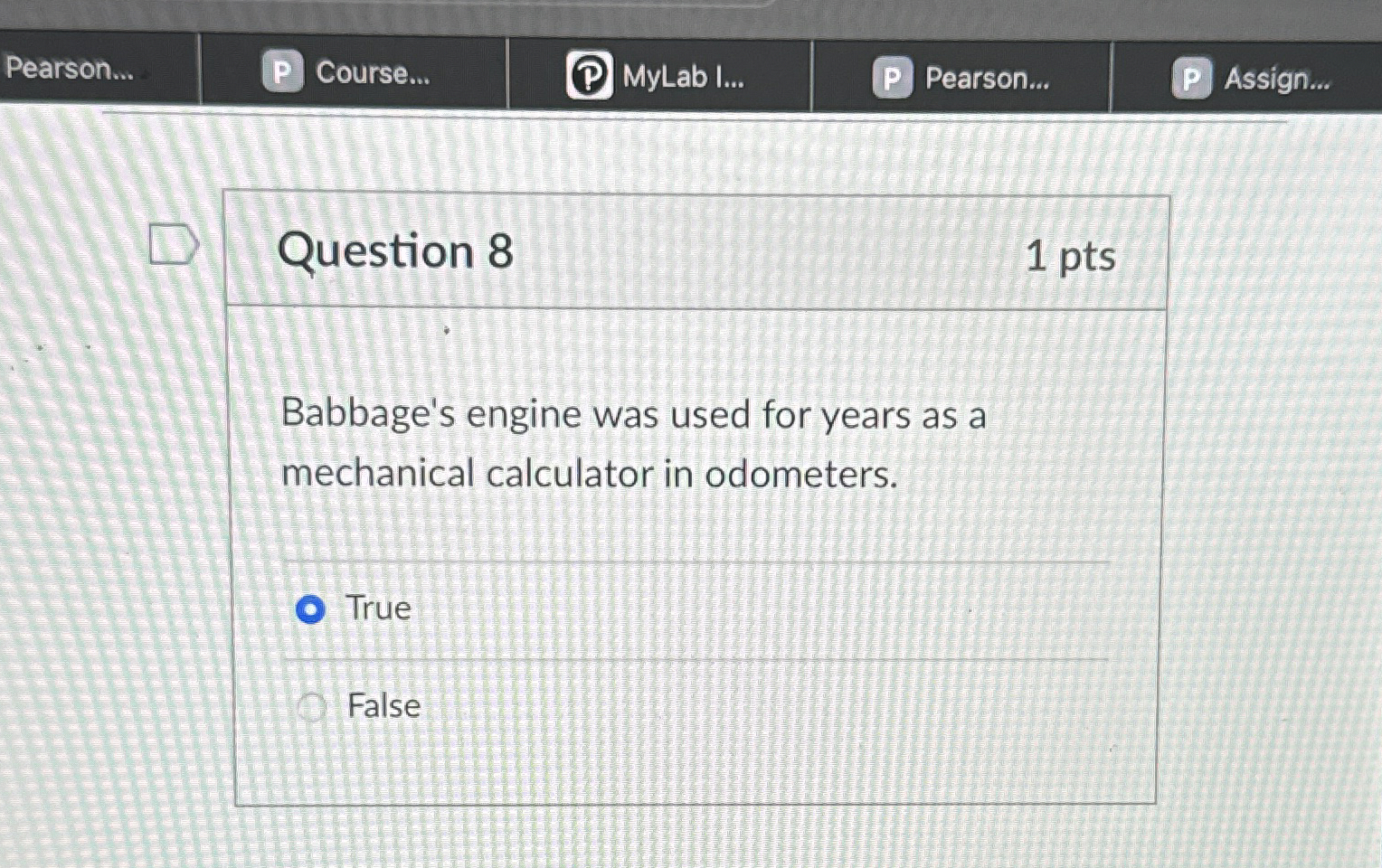 Pearson... Course... MyLab I... Pearson...