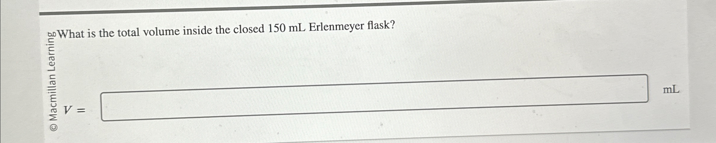 What is the total volume inside the closed 1 5 0