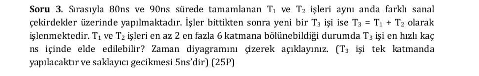 Soru 3 . S ras yla 8 0 n s ve 9 0 n s s rede