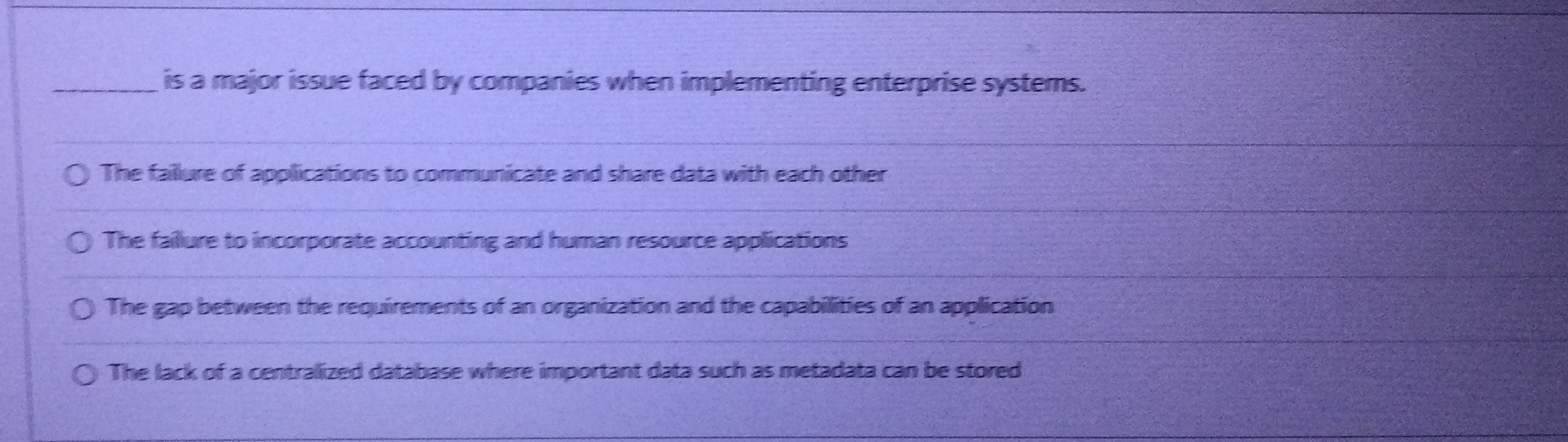 is a major issue faced by companies when