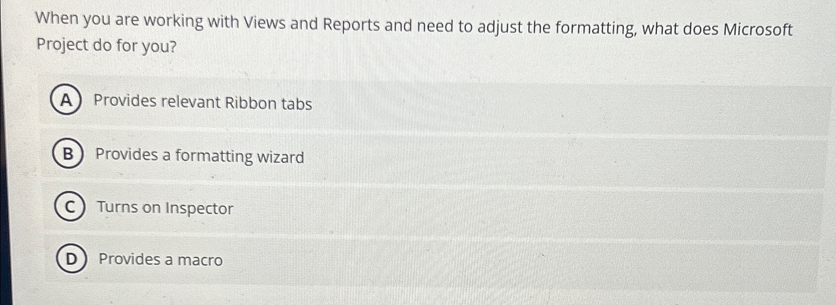 When you are working with Views and Reports and