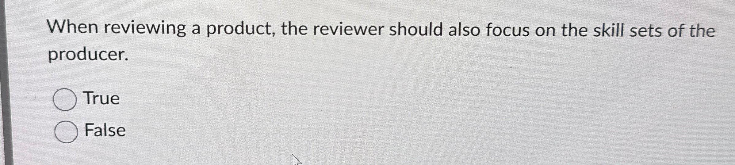 When reviewing a product, the reviewer should