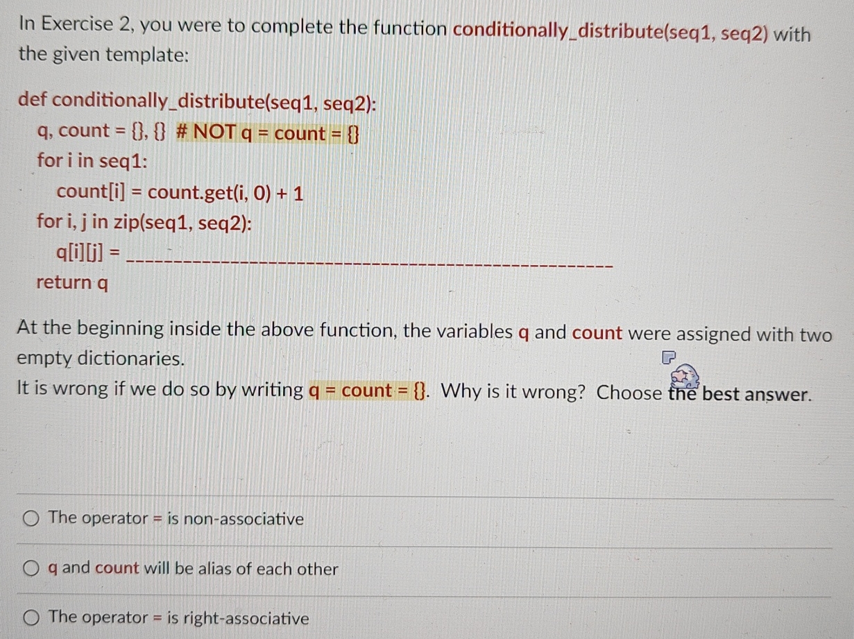 In Exercise 2 , you were to complete the function