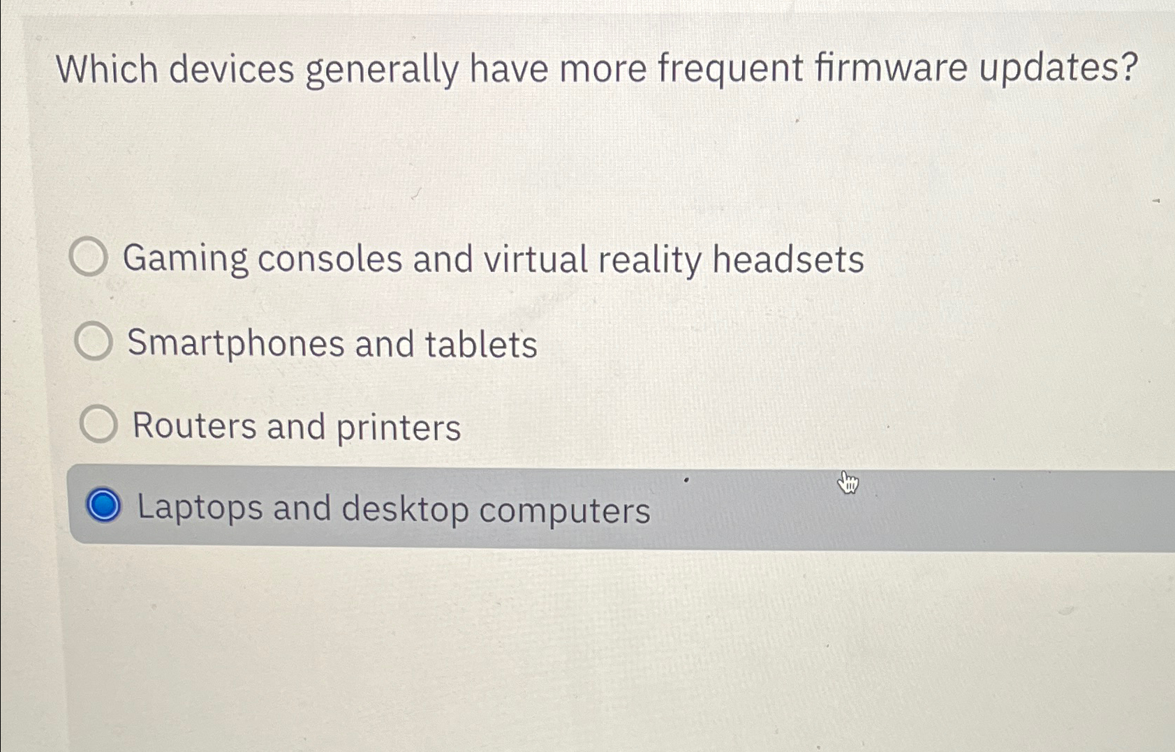 Which devices generally have more frequent
