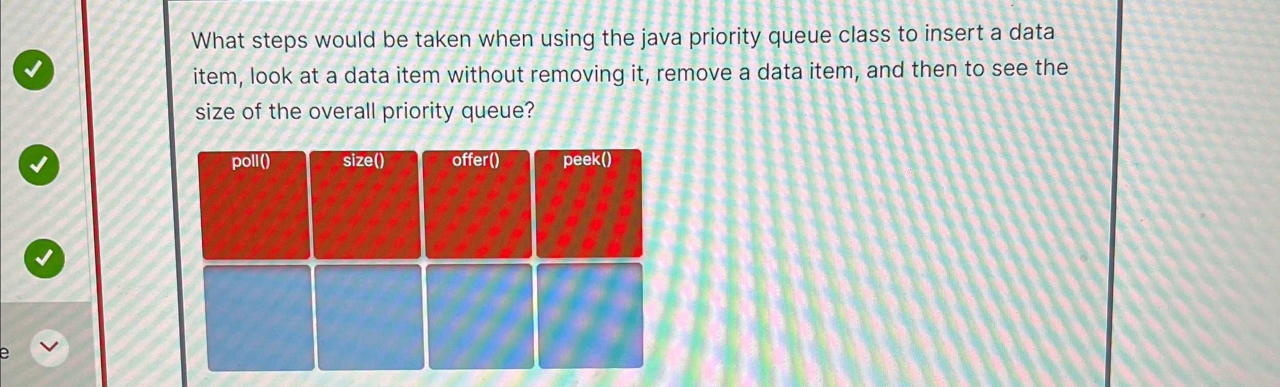 What steps would be taken when using the java