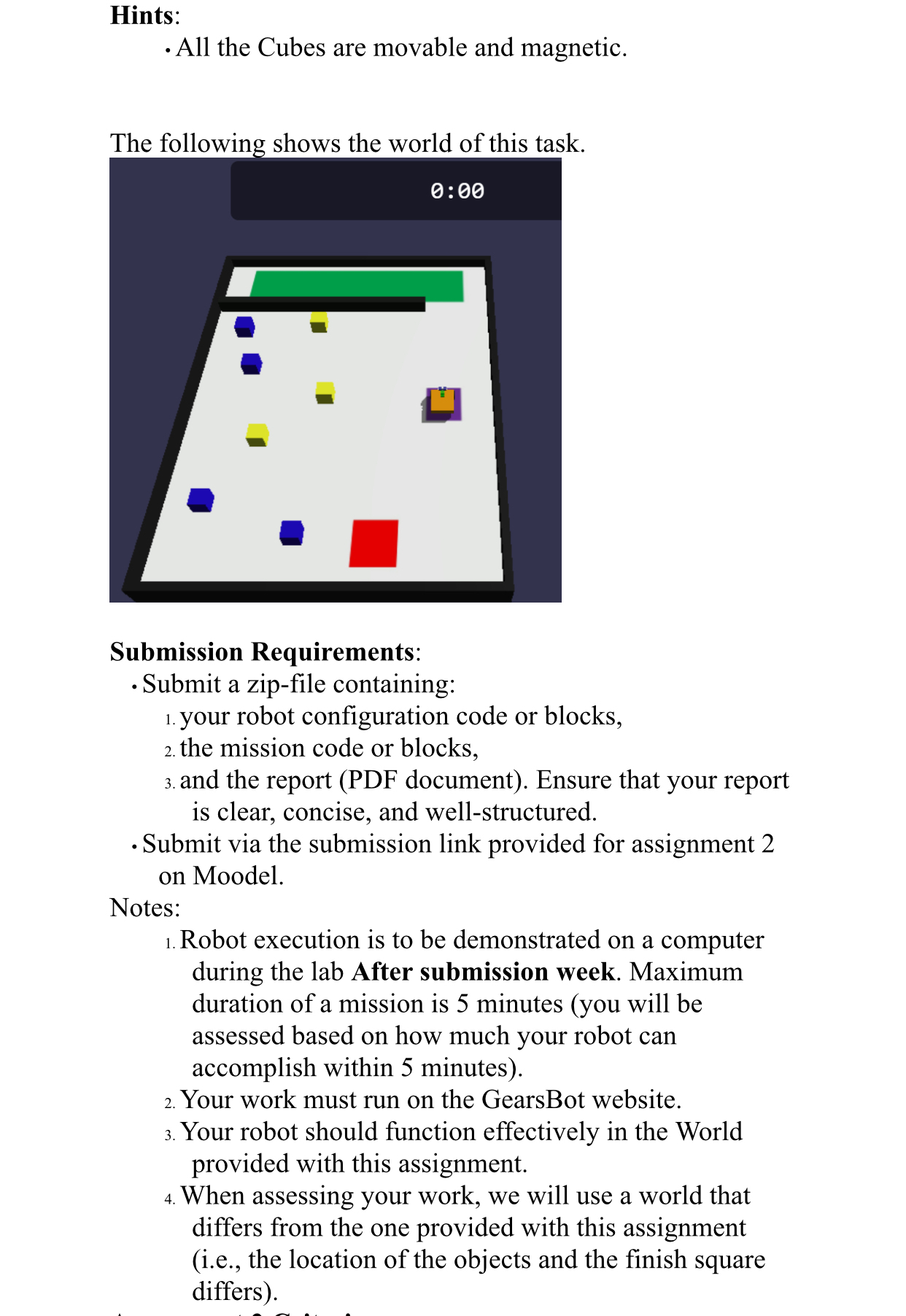 GIVE CODE ACCORDING TO GEARSBOT Either Ev 3 dev