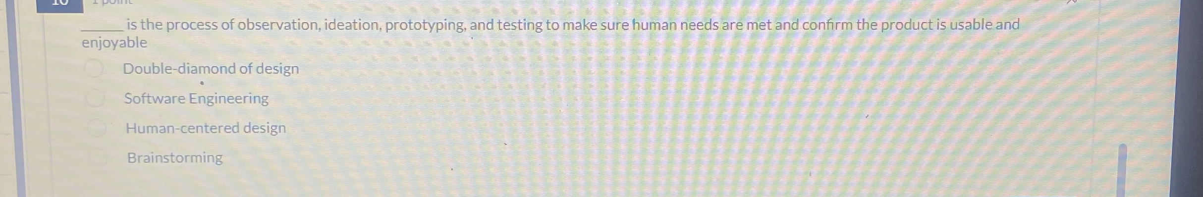 q , is the process of observation, ideation,