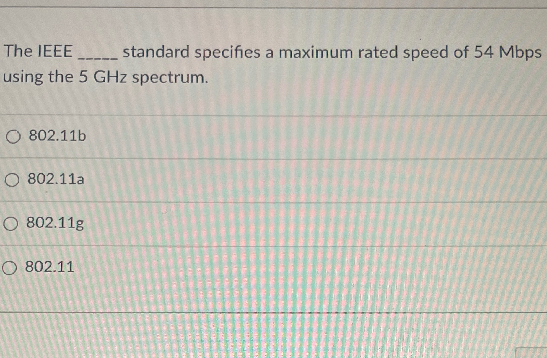 The IEEE standard specifies a maximum rated speed