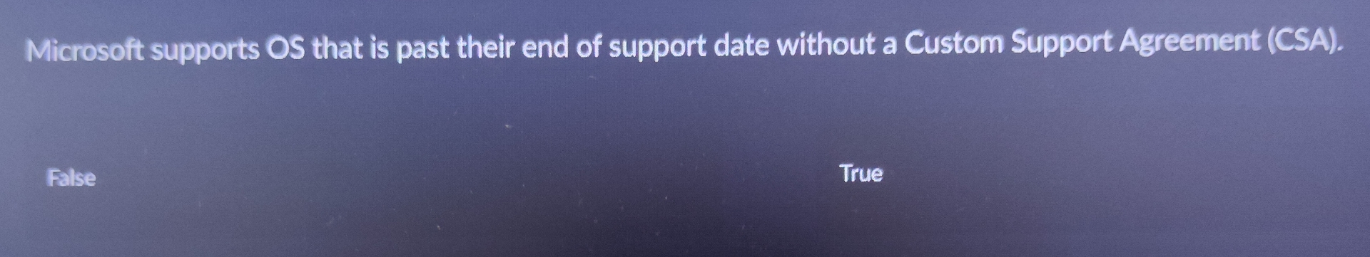 Microsoft supports OS that is past their end of