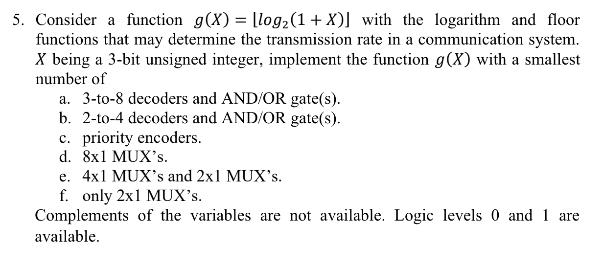 Consider a function g ( x ) = | ? ? l o g 2 ( 1 +