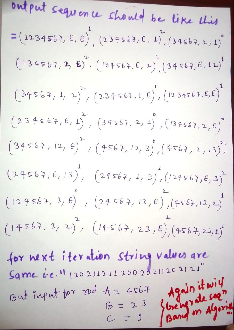 I want Python program to print all intermediate