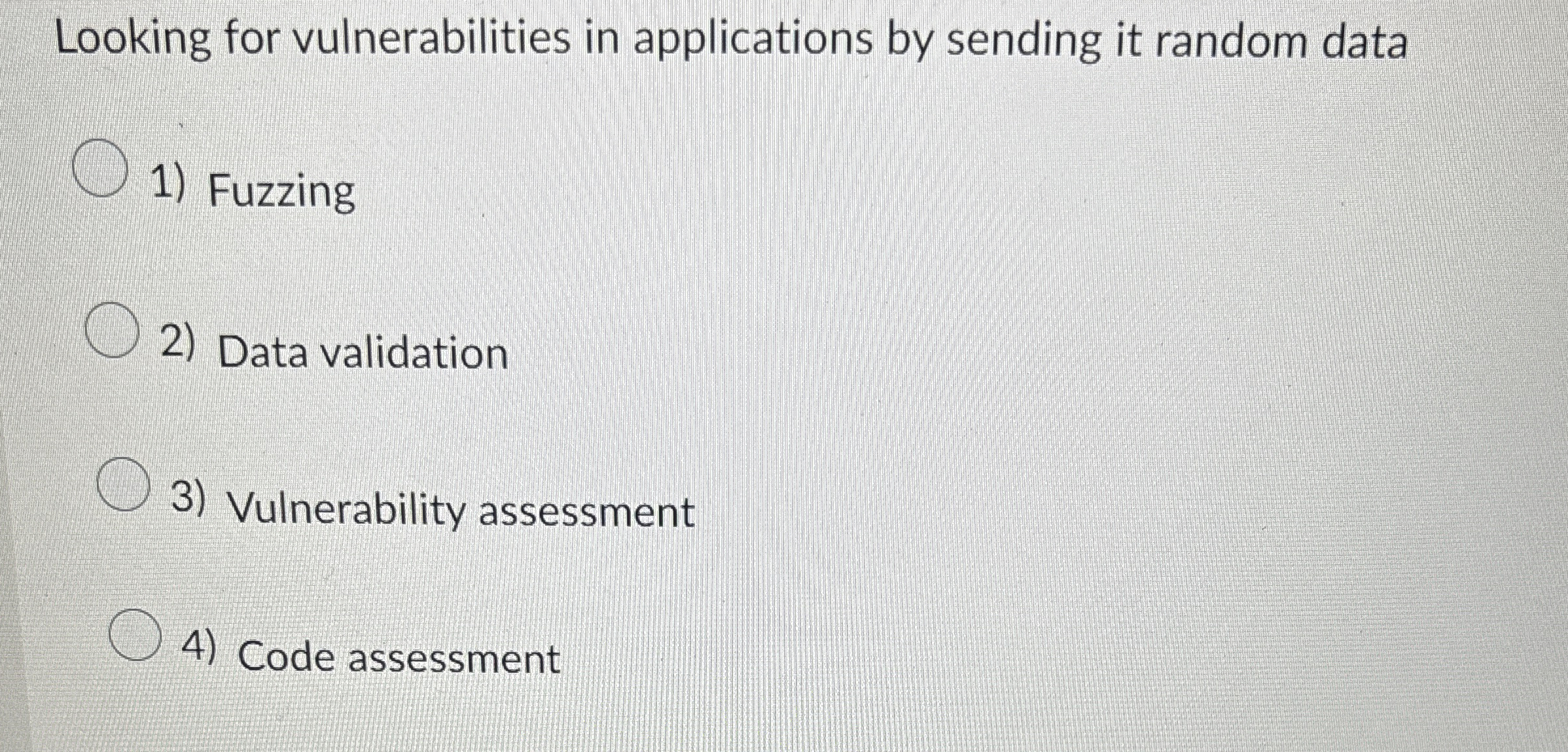 Looking for vulnerabilities in applications by