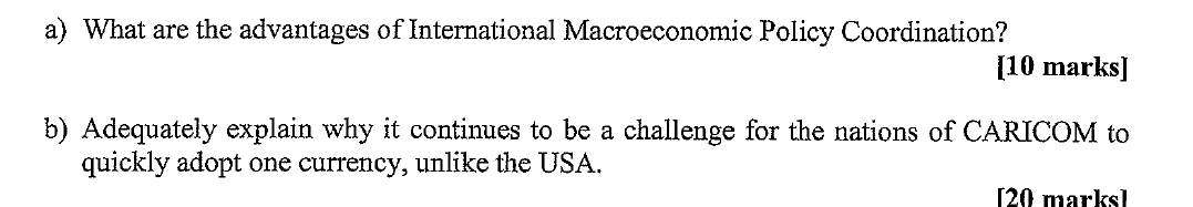 a ) What are the advantages of International