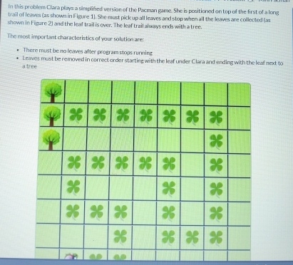 In this problem Clara plays a simplified version