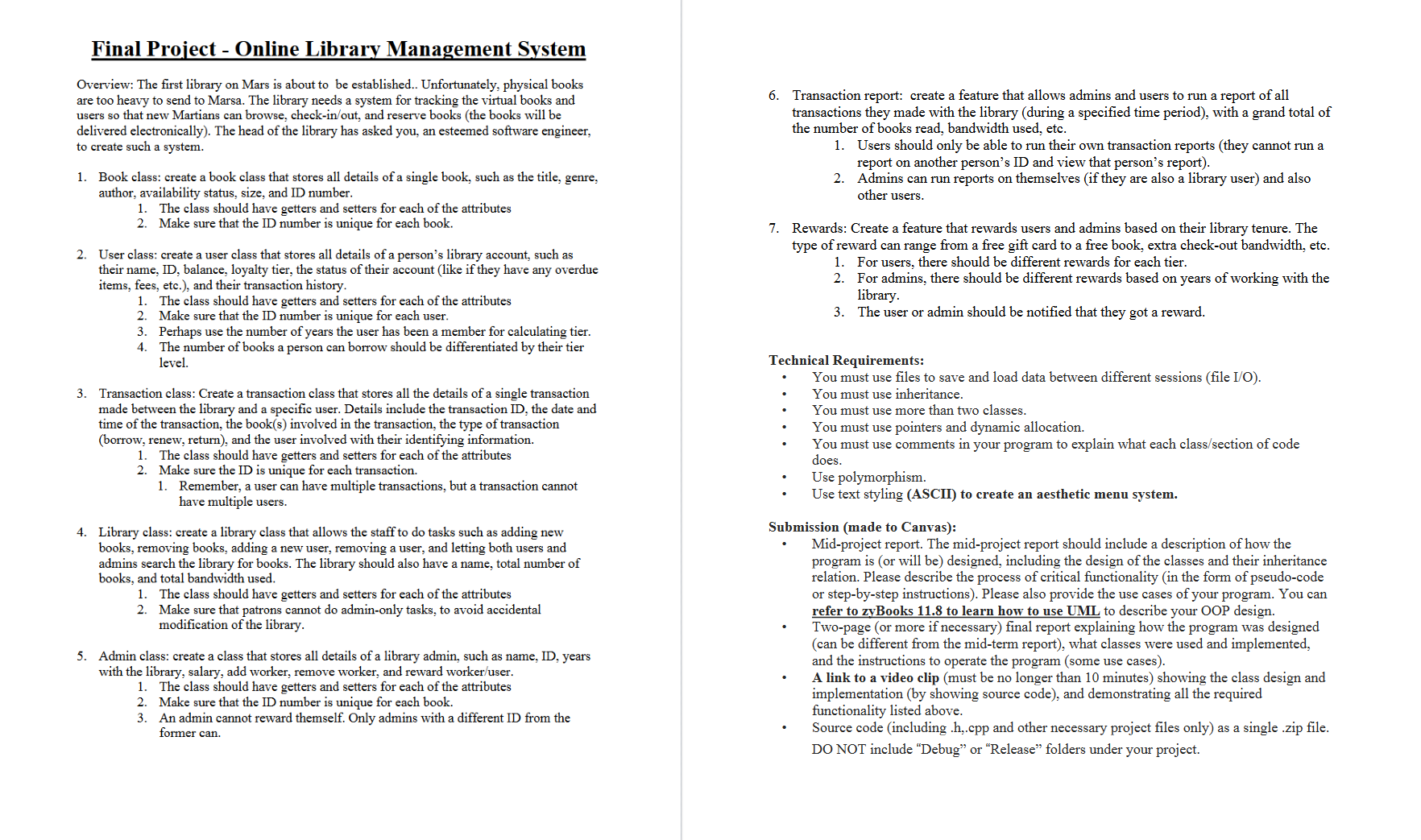 Overview: The first library on Mars is about to