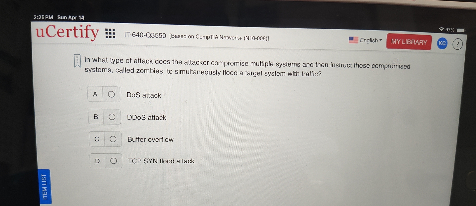 2 : 2 5 PM Sun Apr 1 4 uCeltify :: IT - 6 4 0 - Q