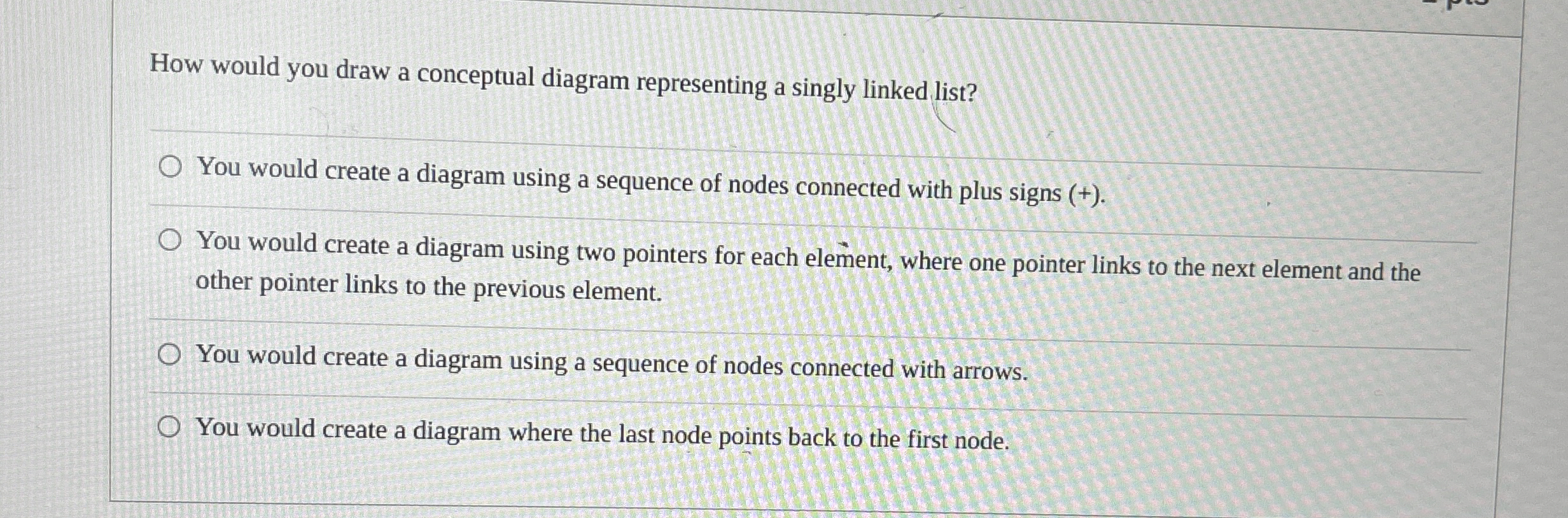 How would you draw a conceptual diagram