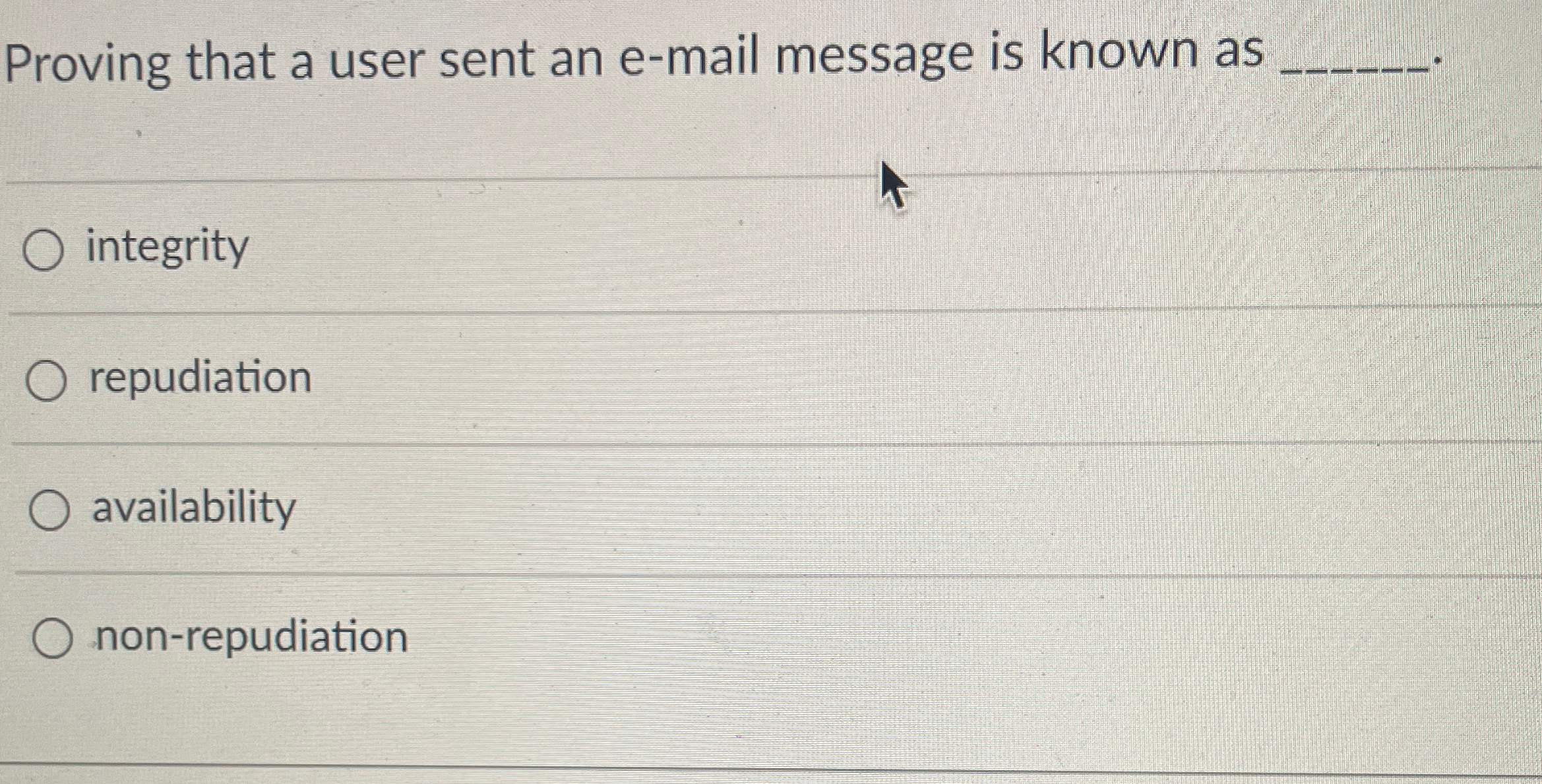 Proving that a user sent an e - mail message is