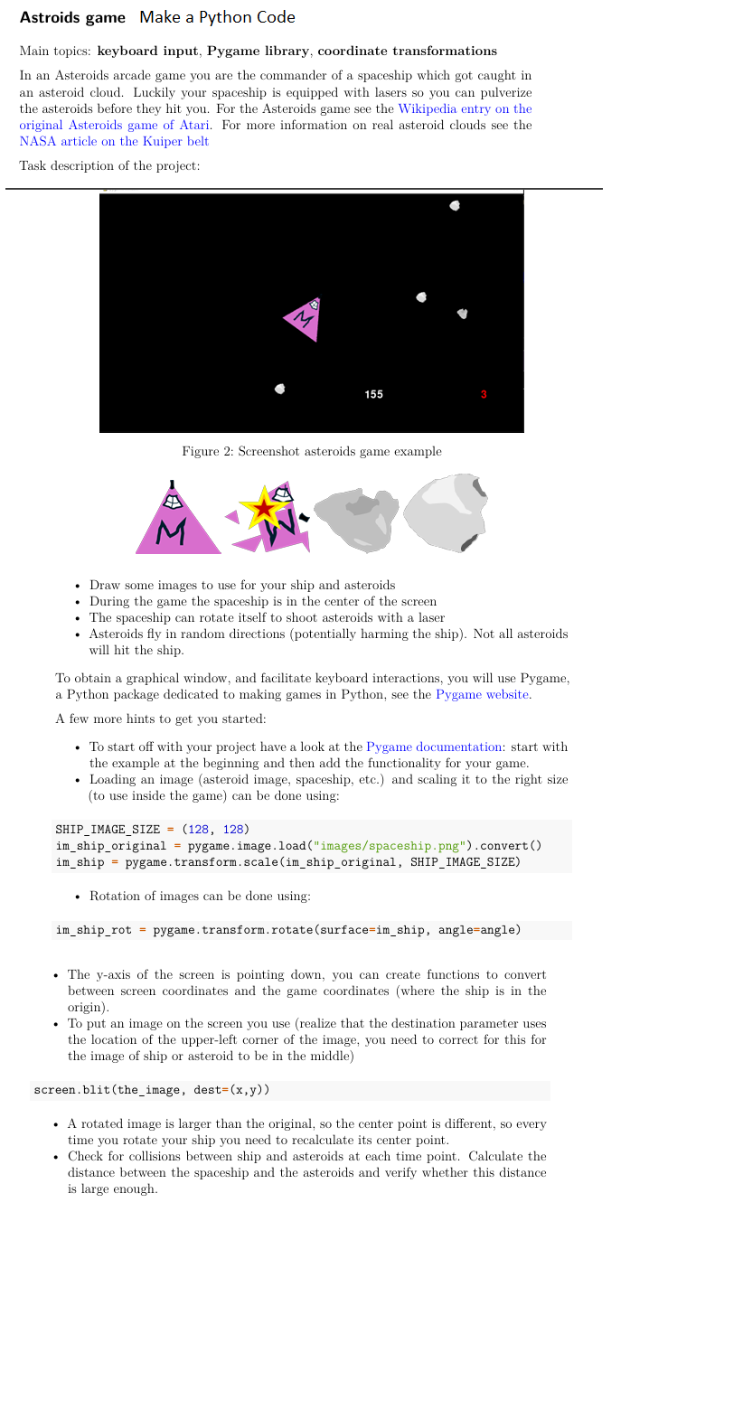 Make a python code for Main topics: keyboard