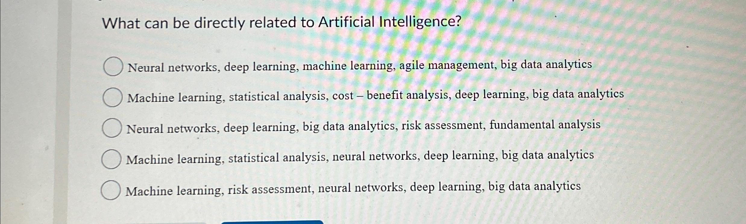 What can be directly related to Artificial