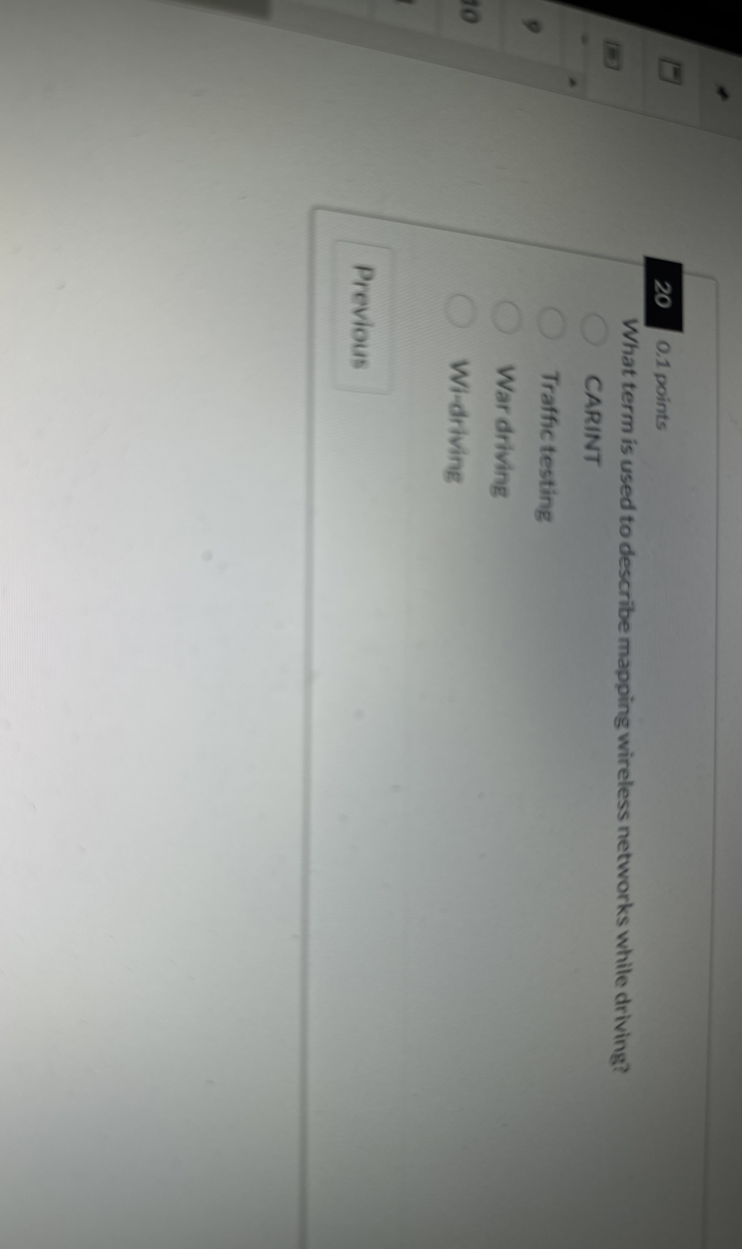 2 0 0 . 1 points What term is used to describe