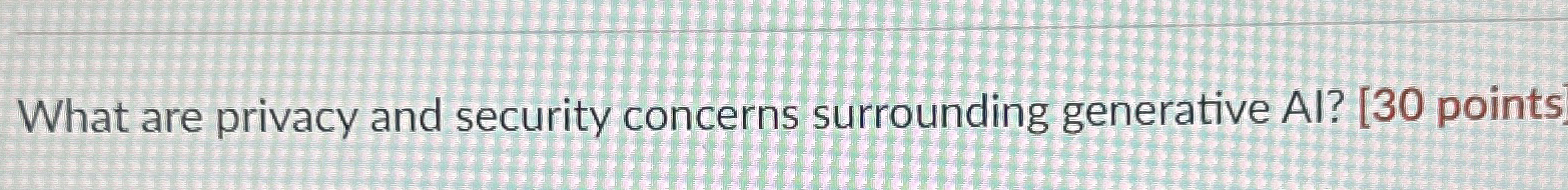 What are privacy and security concerns