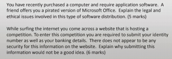 A client has found information on the internet