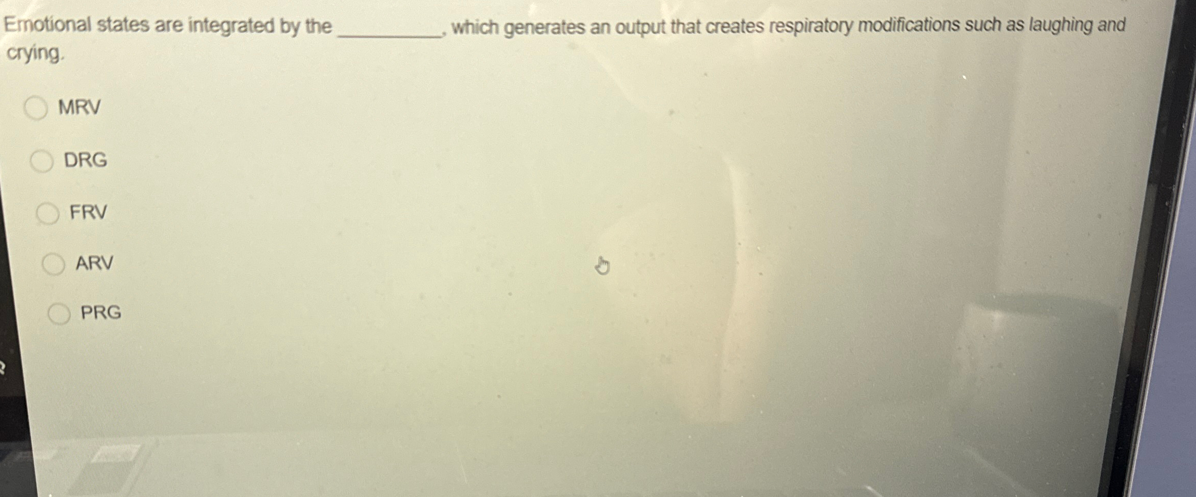 Emotional states are integrated by the which