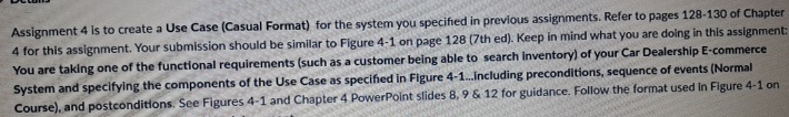 Your submission should be similar to Figure 4 - 1