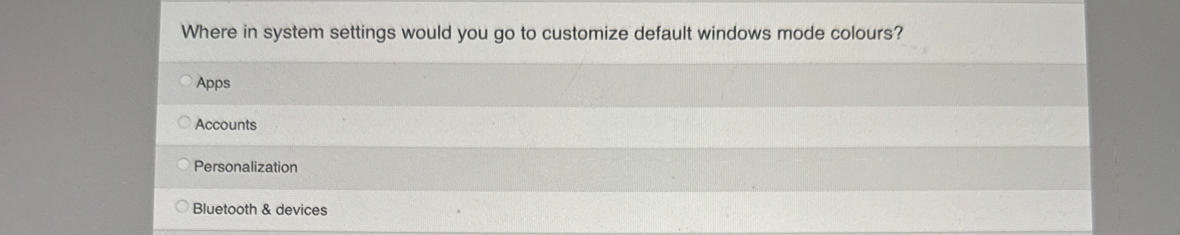 Where in system settings would you go to