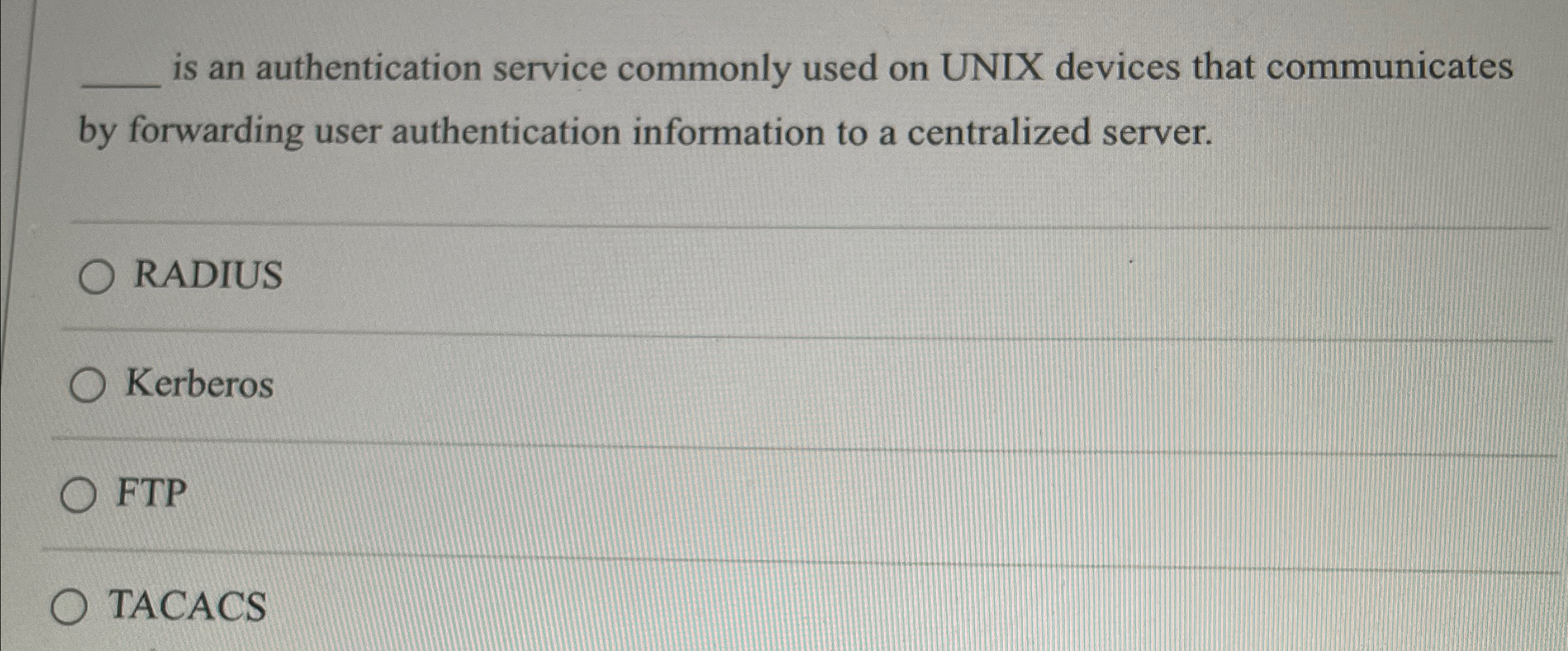 is an authentication service commonly used on