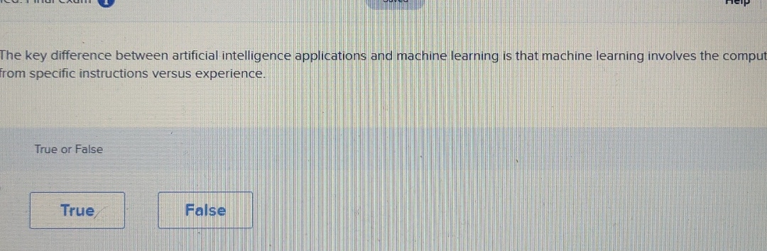 The key difference between artificial