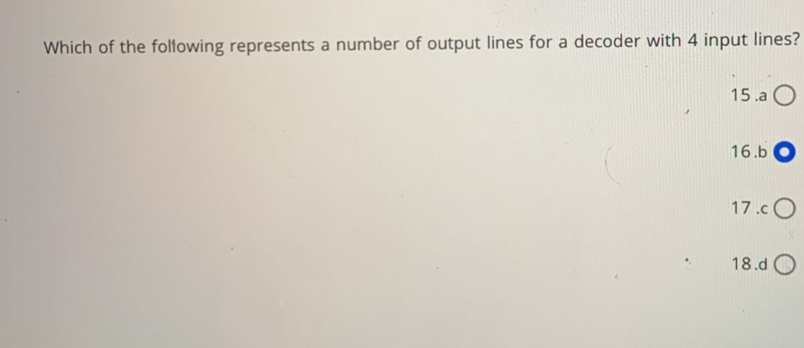 Which of the following represents a number of