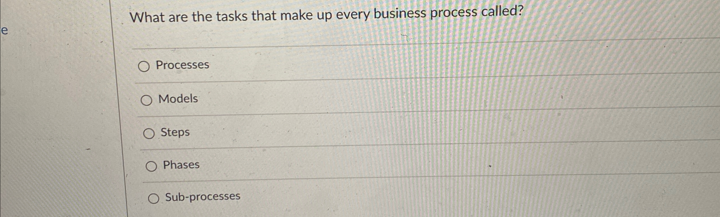 What are the tasks that make up every business