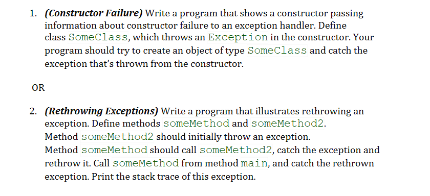 Can you help me to write these two codes in Java?
